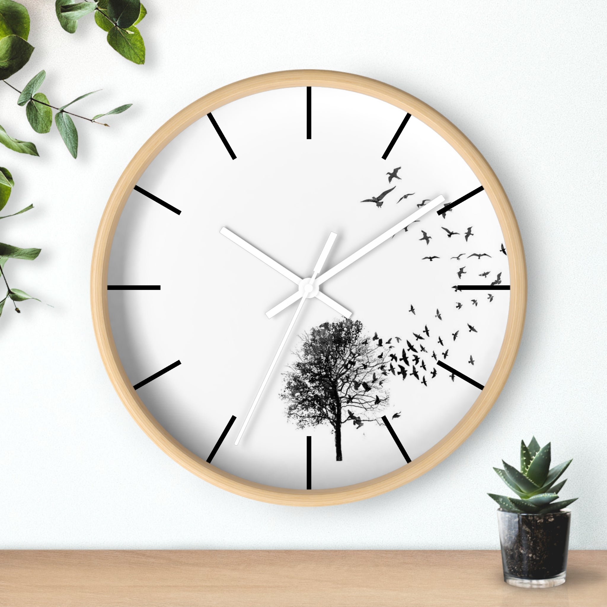 Unique Tree Clock - Tree with clock - Tree Wall Clock