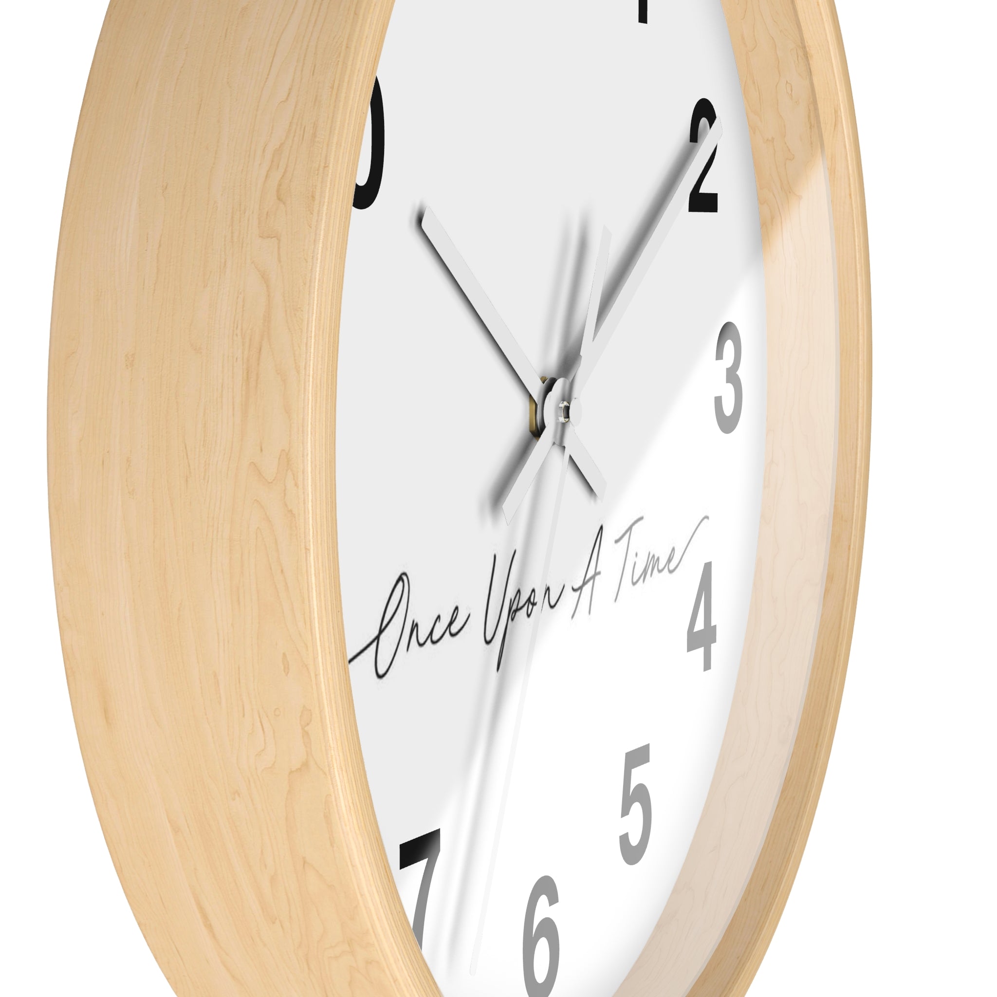 Once Upon A Time Clock -  Wooden Wall Clock