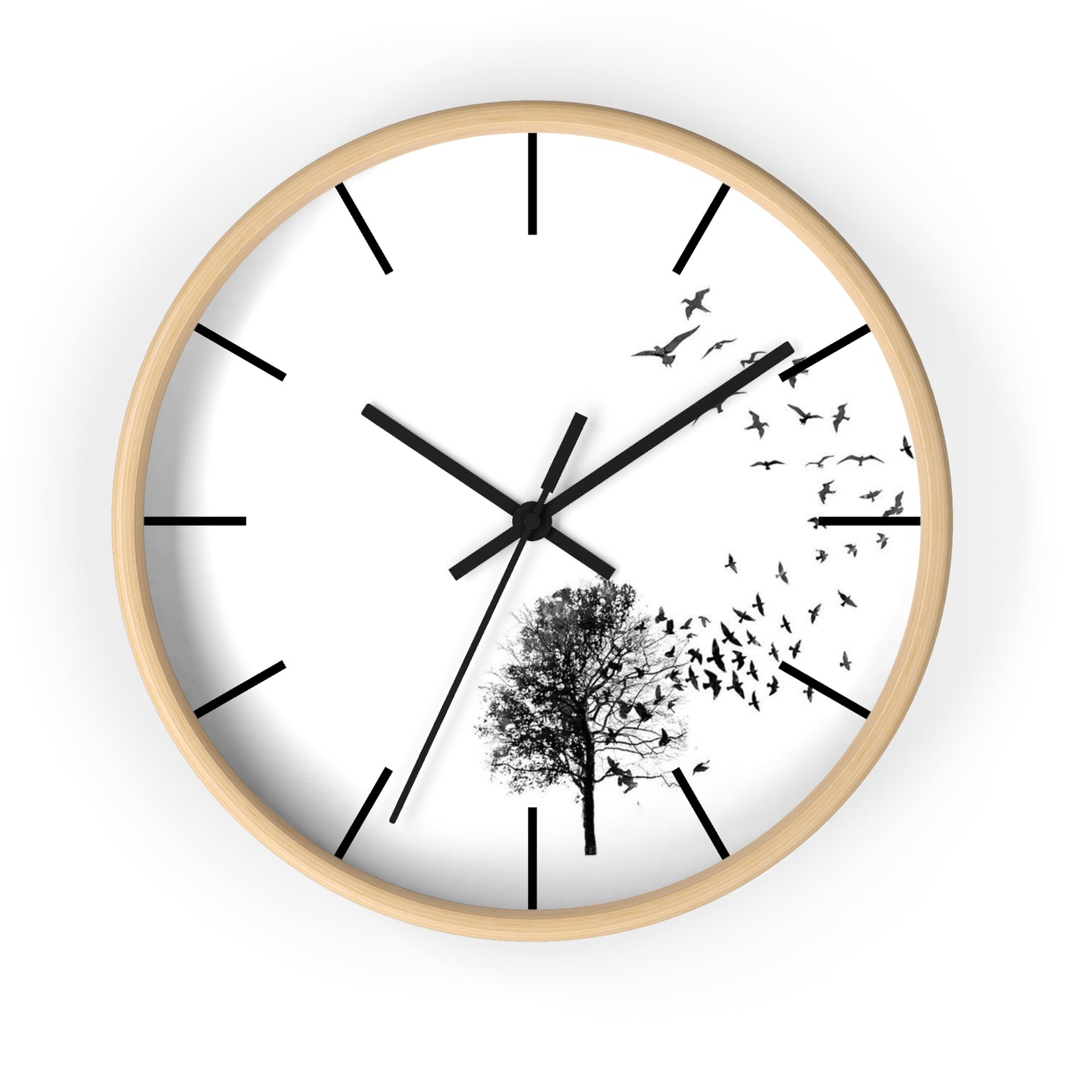 Unique Tree Clock - Tree with clock - Tree Wall Clock