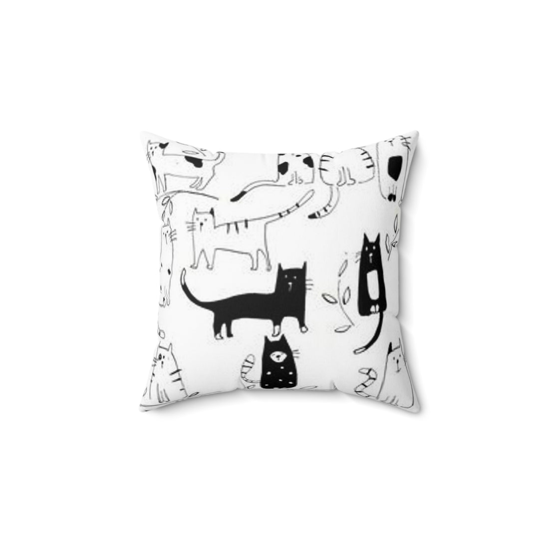 Long Cats Pillow Cover - Cat Paw Pillow - Plush Pillow