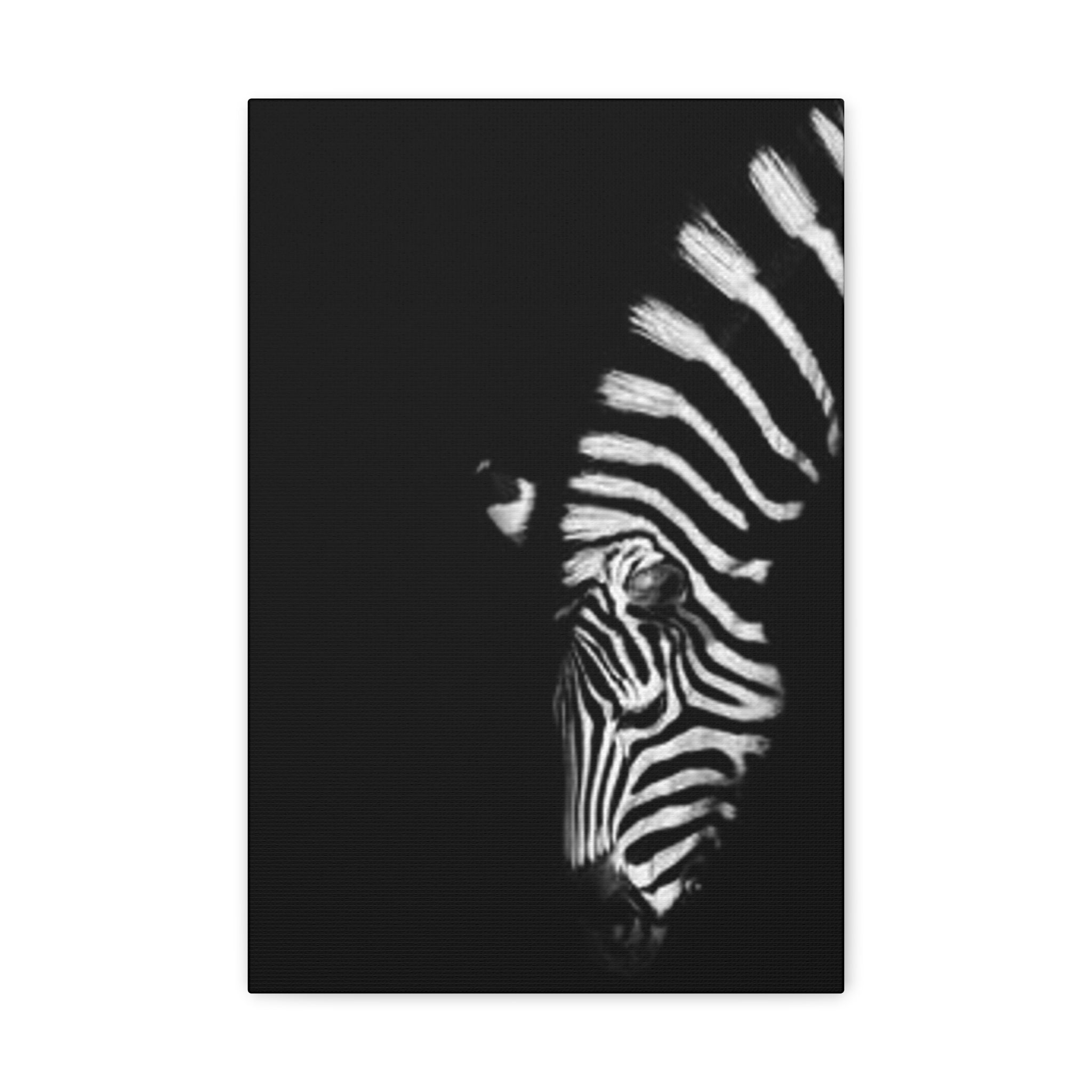 Cotton Fabric Zebra Canvas - Zebra Wall Canvas for Indoor