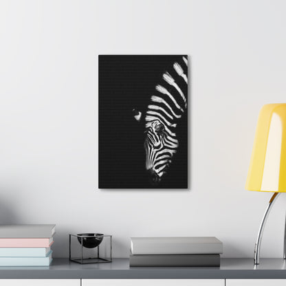 Cotton Fabric Zebra Canvas - Zebra Wall Canvas for Indoor