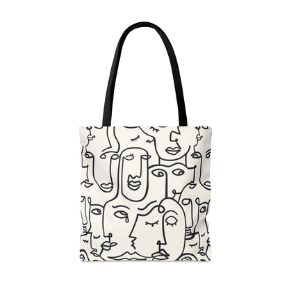 Unique Happy Faces Tote Bag - Smiley Face Purse