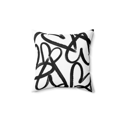 Hearts Pillows - Heart Cushions -  Polyester Cover