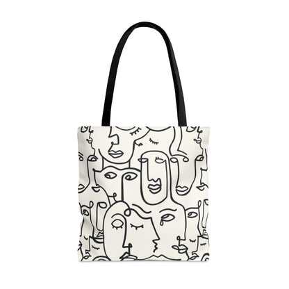 Unique Happy Faces Tote Bag - Smiley Face Purse